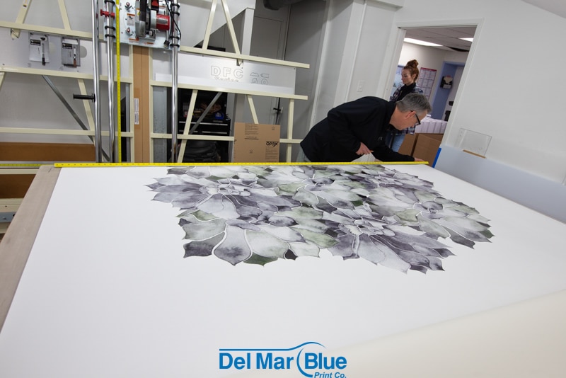 Wall Vinyl At Fairen Del Boutique  Del Mar Blue Print - Reprographics